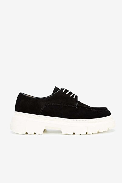 Serhat Özköroğlu Lfr-F046-1 Suet Merdane Shoes Black