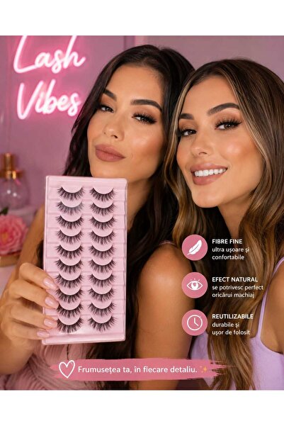 Glamura Lashes Ψεύτικες Βλεφαρίδες Μοντέλο CH02 – Εφέ  "Ανάλαφρο και Αφράτο "...