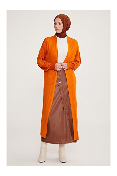 LC Waikiki NEVAVM فارسيكوَر كارديجان 22Kd4245 برتقالي محروق