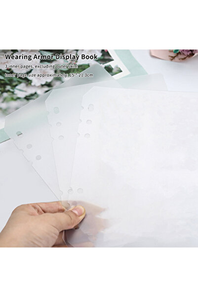 Choice1 A2 Nail Art Piece Storage Book Large Capacity Exhibition Photo Album ...