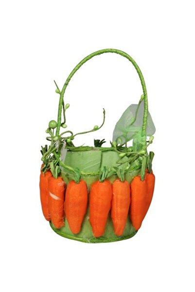 Goliat Decorative Easter basket, Goliat, in the shape of carrots, 21x13 cm, g...