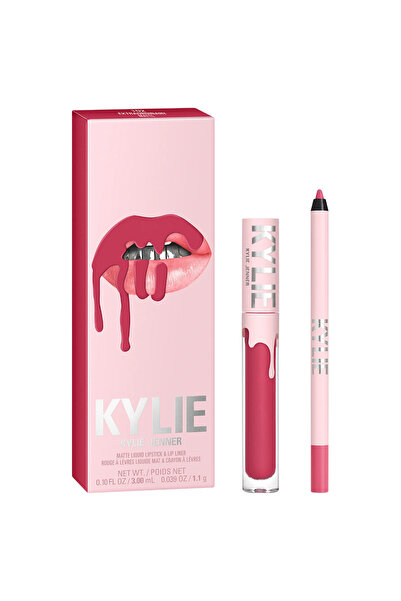 Kylie Cosmetics Set By Kylie, Ruj lichid, 102, Extraordinary, 3 ml + Creion, ...