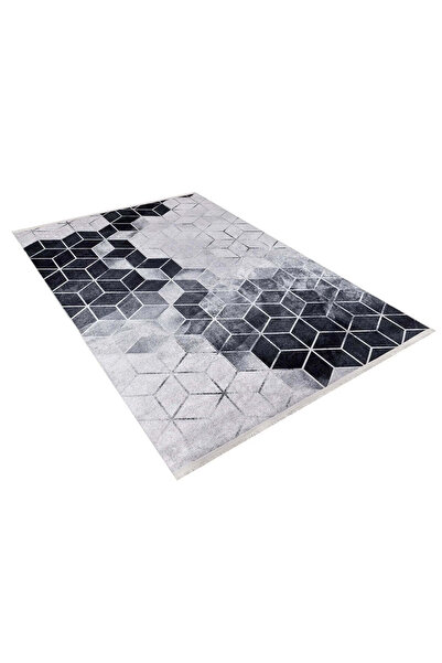 halinet Halı.Net White Modern Washable Non-Slip Living Room Carpet Haln-Hln1531