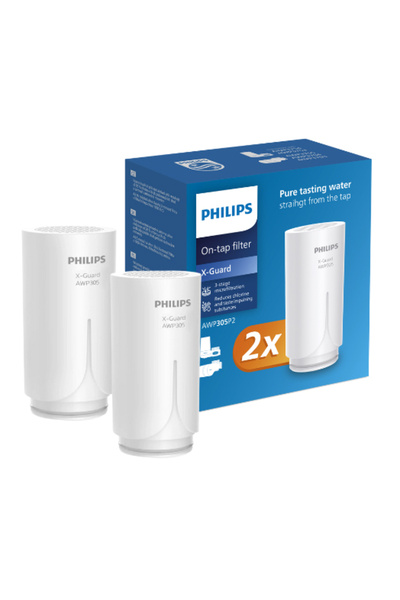 Philips Σετ 2 Ανταλλακτικών φίλτρων νερού X-Guard AWP305P2