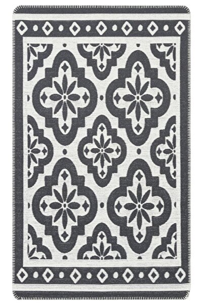 halinet Halı.Net Anthracite Modern Washable Living Room Carpet Eco-Aryaneo-08...
