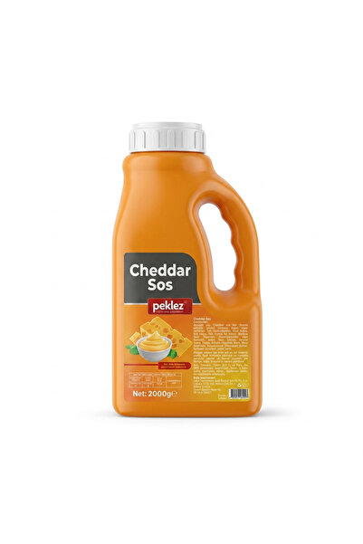 PEKLEZ Cheddar Sos 2 Kg – Profesyonel Horeca Kullanım