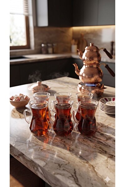 LeylArt Ayla Borosilicate Glass Cup Set 200ml