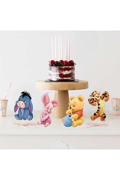 Partiden Winnie The Pooh Masa Üstü Figür 4 Adet