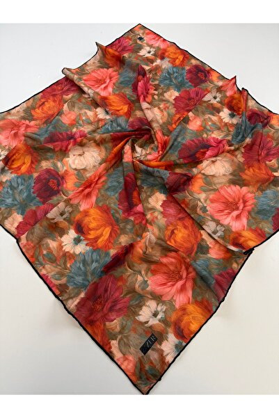 Butik وشاح ناعم رقيق منقوش بالورود العضوية (مضاد للانزلاق)