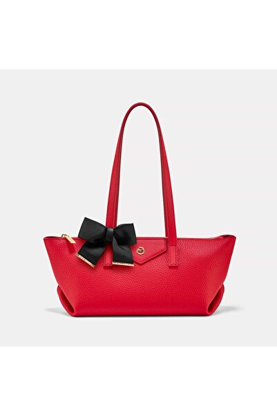 Black Ribbon Lily Tote Bag