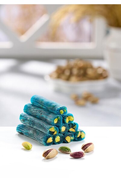 Dünya lokum italyan karamel aromalı antep fıstıklı fitil lokum 350gr