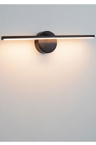 led marketim Siyah 50cm Günışığı Led Aplik - Banyo, Ayna ve Tablo Aydınlatması