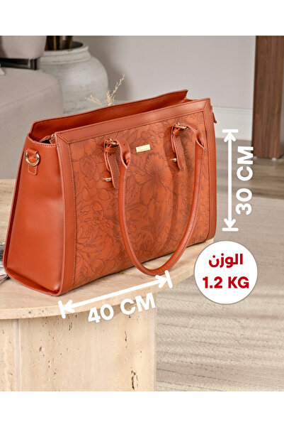 Other FLORETTA - Luxurious Women's Bag - Fits 15.6-inch Laptop - Elegant Patt...