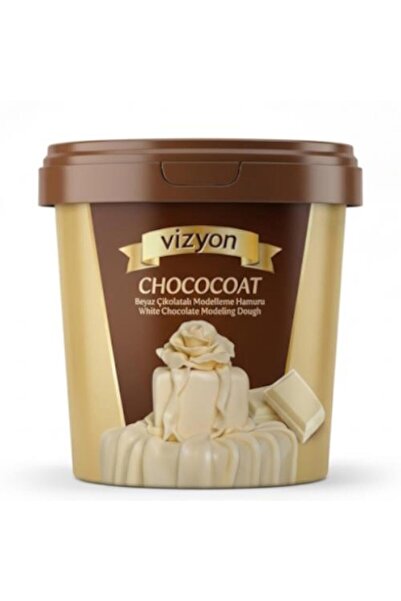 VİZYON Chococoat Beyaz Çikolatalı Modelleme Hamuru 1 Kg (Dekor & Kaplama)