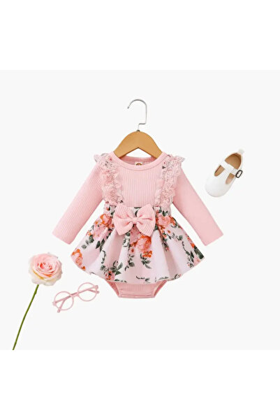 LOOFI Pink Baby Girl Dress (6 Months - 1 Year)