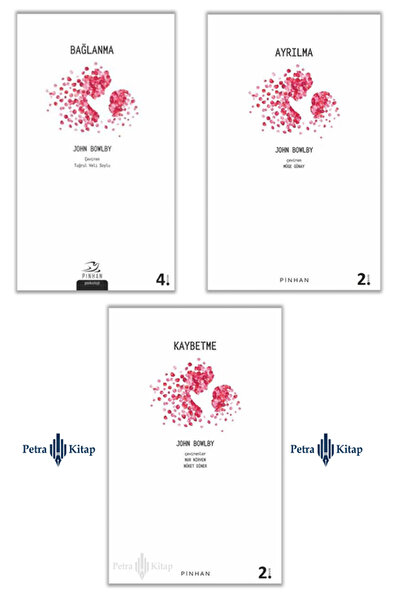 Pinhan Yayıncılık Bağlanma + Ayrılma + Kaybetme / John Bowlby / 3 Kitap Takım