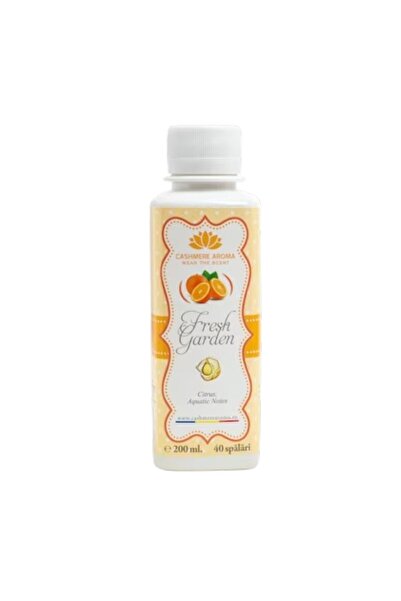 Cashmere Parfum de rufe albe si color, 200 ml, 40 spalari, Fresh Garden, Aroma