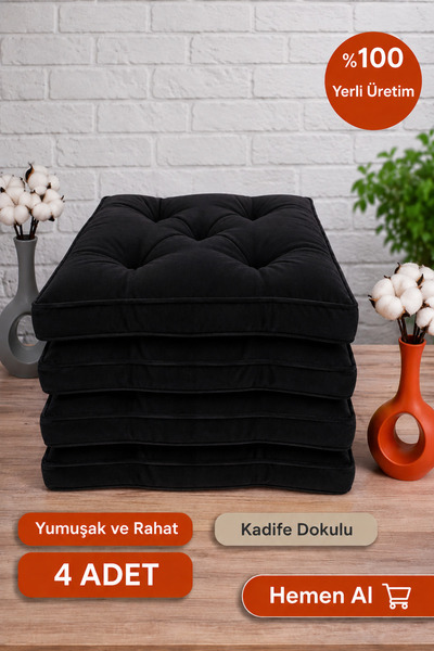 Bykutlay SİLİKONLU FİTİLLİ SANDALYE MİNDERİ