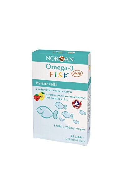 NORSAN Omega-3 Fisk Jelly 45 jeleuri -