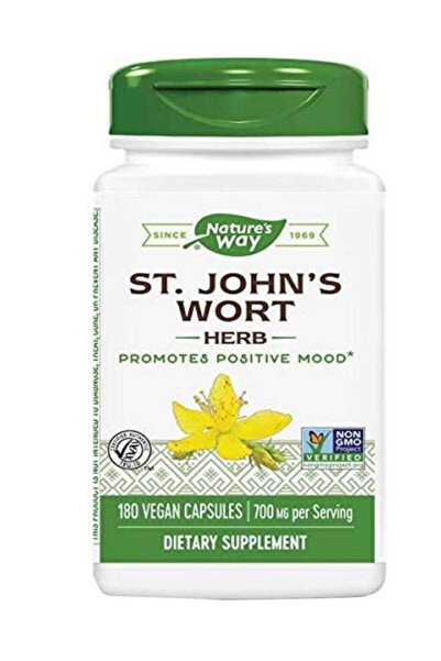 Nature's Way St. Johns Wort Herb Dietary Supplement - 180 Capsule
