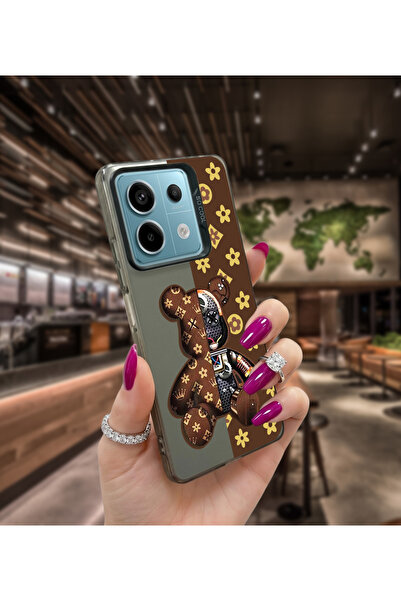 Caseji RedMi Note 13 Pro 5G Uyumlu Robobaby Baskı Desen Darbe Emici Telefon K...