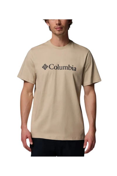 Columbia Ανδρικό CSC Basic Logo T-shirt Μπεζ 2155001-271