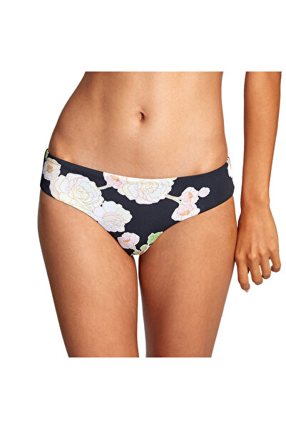 RVCA Slip de baie tip boy short pentru femei Camille Rowe Rose - Slip de biki...
