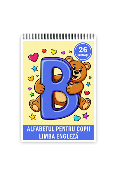 Legendary Gifts Carte de colorat, 26 de ilustratii Alfabetul pentru copii - E...