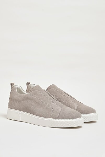 Faruk balkanas Franz Model Genuine Suede Leather Eva Sole Elastic Sneaker Shoes
