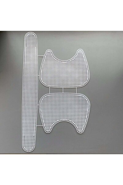 yumakça Çanta Kanvası Kedi Model Beyaz | 20 Cm * 36 Cm