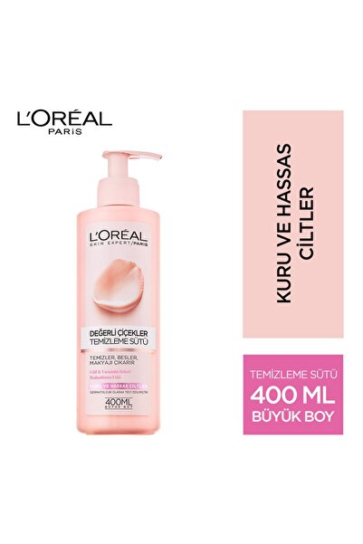 L'Oreal Paris LOREAL DERMO YÜZ TEMİZLEME SÜTÜ 400ML (KURU VE HASSAS CİLT)
