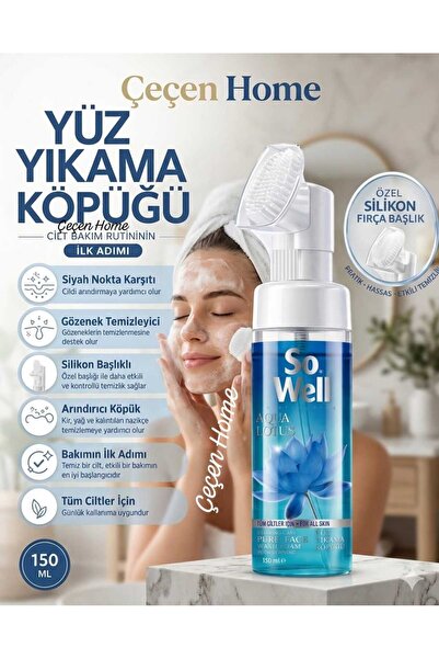 ÇEÇEN HOME Anti-Blackhead Face Wash Foam, Facial Cleansing Foam with Silicone...