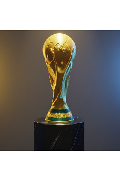 Riva Self FIFA Dünya Kupası Koleksiyonluk Figür Dekoratif Ödül Kupa - 20-24 cm