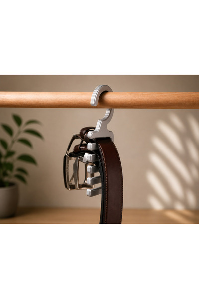 Rapithwin 5-Tier Belt Hanger Organizer |   Multi-Purpose Belt and Accessory H...