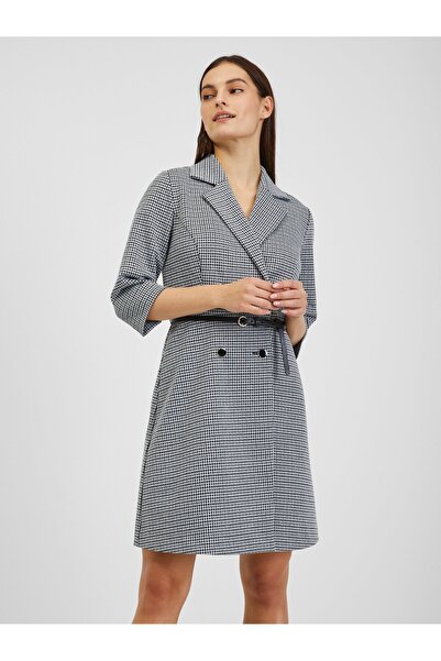 ORSAY White and black women's patterned dress