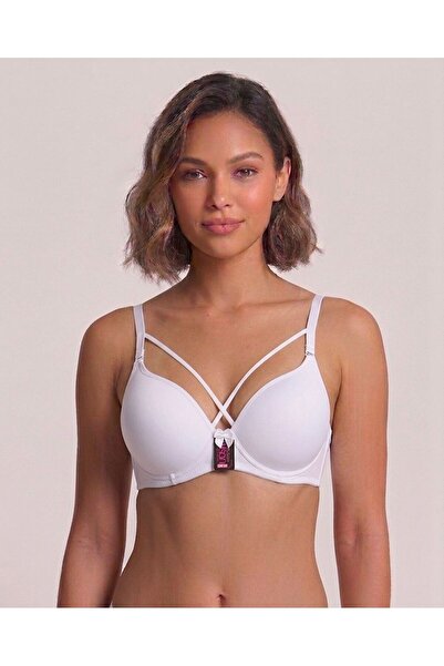 irem içgiyim Strappy Cross-Strap Underwire Bra with Rope Detail and Padded Un...