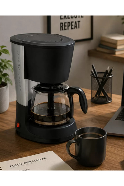 Generic Brand Filter Coffee Machine with 12 Cup Capacity and Keep Warm Feature