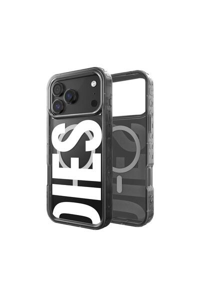 Diesel iPhone 17 Pro Max Uyumlu Magsafe Destekli Biscotto Bumper Kılıf - Siyah