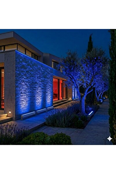 ACK 9x1W MAVI IP67 27CM LED WALLWASHER