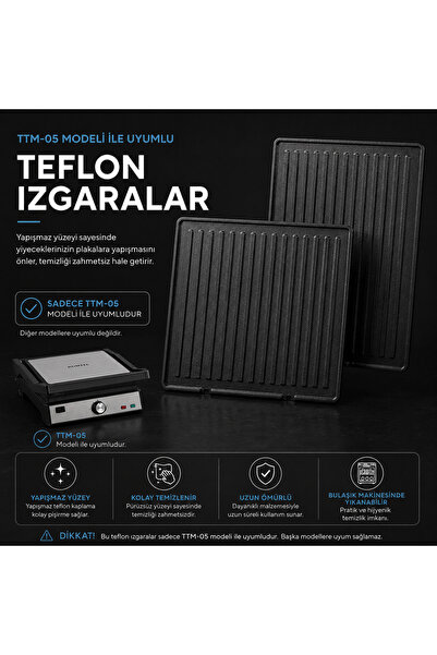 KUMTEL Ttm-05 Compatible Removable Teflon Grill 1 Piece