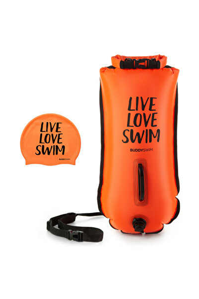 BuddySwim Αδιάβροχη Σακούλα Σημαδούρα LLS 28lt, Πορτοκαλί
