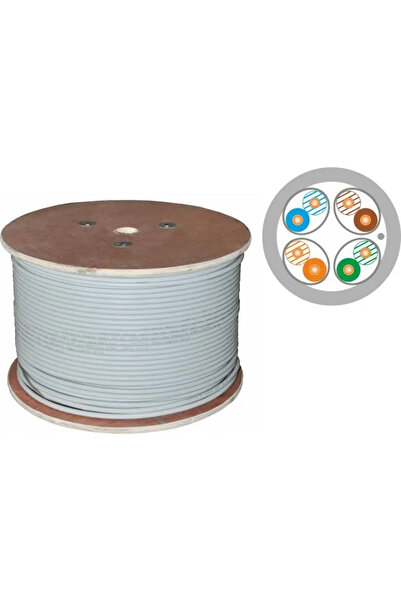 Alantec Cablu U/FTP Cat.6A LSOH 4x2x23AWG B2Ca 500m - (10Gb/s) 25 de ani, Tes...