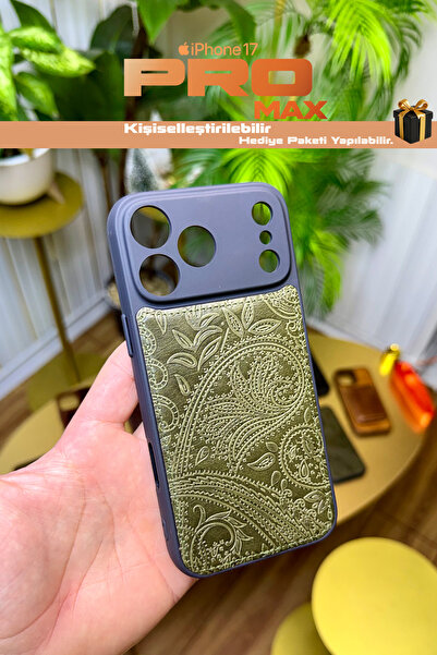 CüzCan iPhone 17 Pro MAX Uyumlu Hakiki Deri Magsafe Premium Kılıf