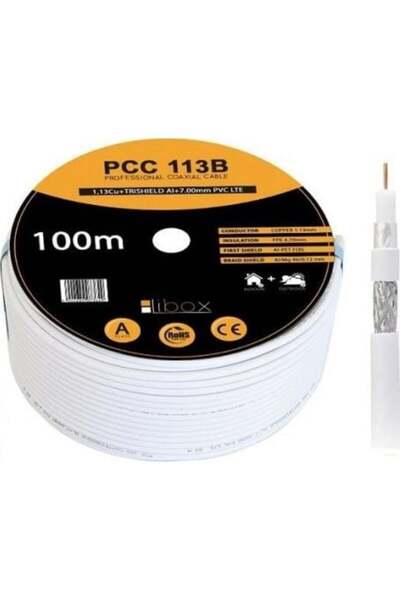 Libox Cablu Coaxial SAT PCC113B CPR - 100m NOU