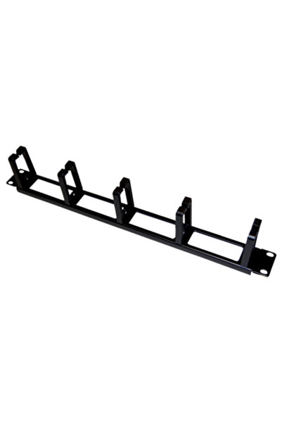 Alantec Organizator de cabluri 1U 19 " cu orificii de trecere