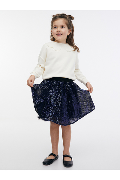 ORSAY Dark blue girls’ sequin skirt