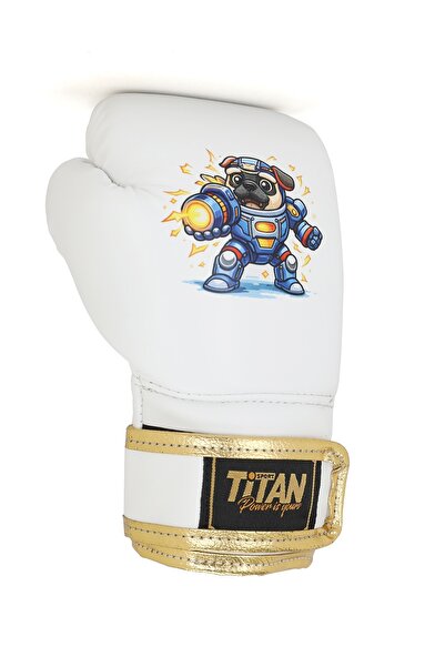 Titan Sport Children's Boxing Gloves White Cute Dog Model