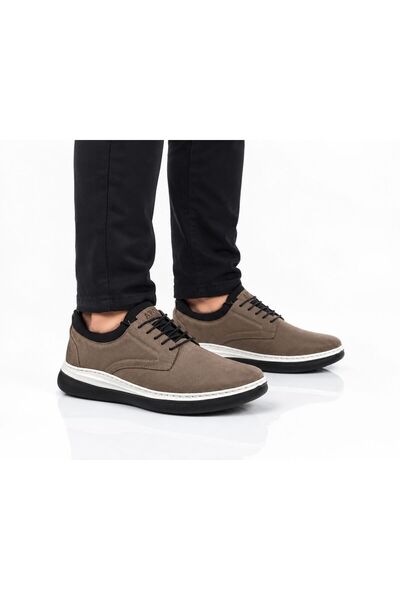 ATA AYAKKABI Men's Casual Shoes Inner and Outer Genuine Leather Ultra Light O...
