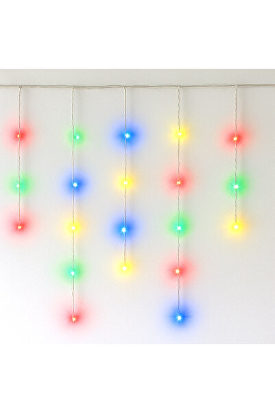 Zumzeria 100-Bulb LED Curtain Light Connection 5m - Multicolor