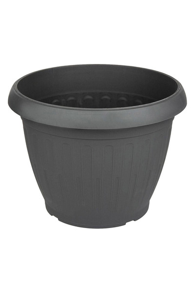 Zumzeria Ghiveci din plastic antracit Ø35x26cm - 15l